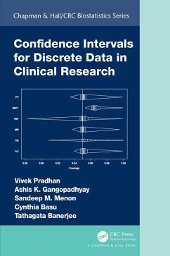 Confidence Intervals for Discrete Data in Clinical Research (eBook, ePUB) - Pradhan, Vivek; Gangopadhyay, Ashis; Menon, Sandeep M.; Basu, Cynthia; Banerjee, Tathagata