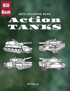 Action Tanks Coloring Book - Publishing, Artallia