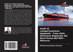 Audit di categorizzazione doganale - Caso della Direzione Regionale del Nord Ovest dell'ADII - Marocco - Ouzzine, Mohammed Adnane