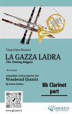 Bb Clarinet part of &quote;La Gazza Ladra&quote; overture for Woodwind Quintet (eBook, ePUB)