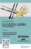 Bb Clarinet part of "La Gazza Ladra" overture for Woodwind Quintet (fixed-layout eBook, ePUB)