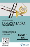 French Horn in F part of "La Gazza Ladra" overture for Woodwind Quintet (fixed-layout eBook, ePUB)