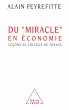 Du miracle en economie (eBook, ePUB) - Bild 1
