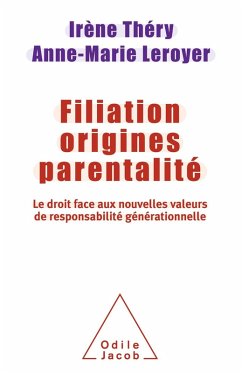 Cover Filiation, origines, parentalite (eBook, ePUB)