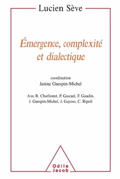 Cover Emergence, complexite et dialectique (eBook, ePUB)