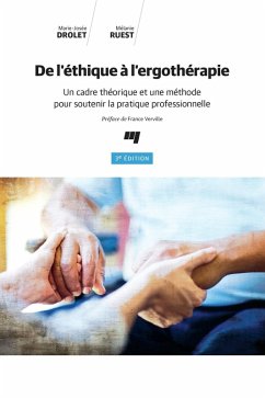 Cover De l'ethique a l'ergotherapie, 3e edition (eBook, ePUB)