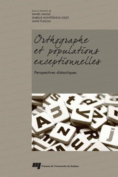 Cover Orthographe et populations exceptionnelles: perspectives didactiques (eBook, ePUB)
