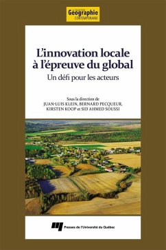 L'innovation locale a l'epreuve du global (eBook, ePUB) - Juan-Luis Klein, Klein