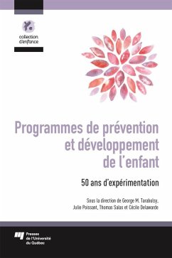 Cover Programmes de prevention et developpement de l'enfant (eBook, ePUB)