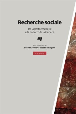 Recherche sociale, 6e edition (eBook, ePUB) - Benoit Gauthier, Gauthier