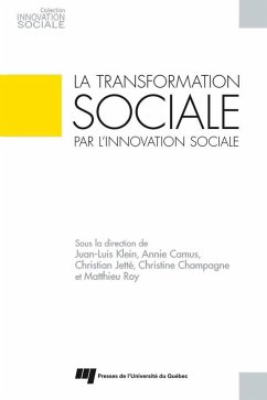 Cover La transformation sociale par l'innovation sociale (eBook, ePUB)