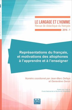 Cover Representations du francais et motivations des allophones a l'apprendre et a l'enseigner (eBook, ePUB)