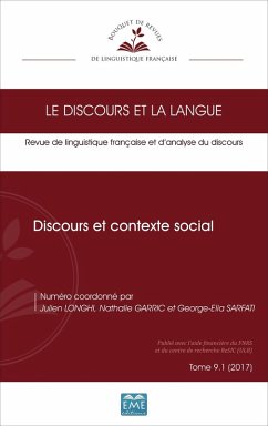 Cover Discours et contexte social (eBook, ePUB)