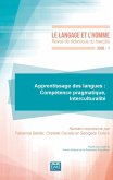 Apprentissage des langues : Competence pragmatique, Interculturalite (eBook, ePUB)