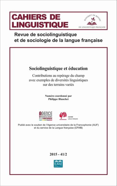 Sociolinguistique et education (eBook, ePUB)
