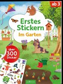 Erstes Stickern - Im Garten