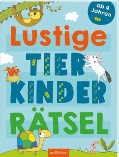 Lustige Tierkinder-Rätsel