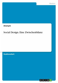 Social Design. Eine Zwischenbilanz - Anonymous