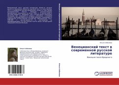 Venecianskij text w sowremennoj russkoj literature - Sobolewa, Ol'ga