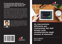 Un meccanismo efficiente per l'estrazione dei dati basato sulle caratteristiche degli insiemi di elementi - P Mathai, Paul;Babu, Ierin