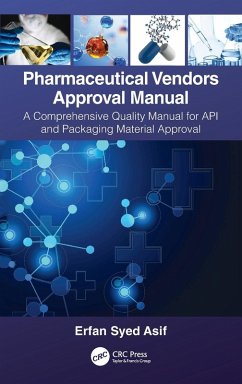 Cover Pharmaceutical Vendors Approval Manual