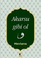 Akarsu Gibi Ol - Celaleddin Rumi, Mevlana