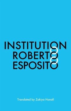 Institution - Esposito, Roberto