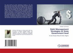 Debt Management Strategies at State Government level - Amosa, Ibraheem Ladi