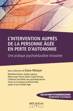 Cover L'intervention aupres de la personne agee en perte d'autonomie (eBook, ePUB)