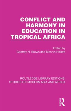 Cover Conflict and Harmony in Education in Tropical Africa (eBook, PDF)