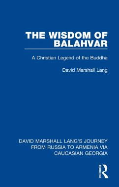 The Wisdom of Balahvar (eBook, PDF) - Lang, David Marshall