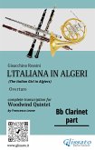 Bb Clarinet part of &quote;L'Italiana in Algeri&quote; for Woodwind Quintet (fixed-layout eBook, ePUB)