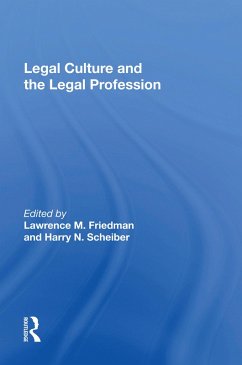 Cover Legal Culture And The Legal Profession (eBook, PDF)