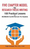 Five Chapter Model for Research Thesis Writing (eBook, ePUB)