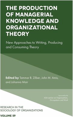 Cover Production of Managerial Knowledge and Organizational Theory (eBook, ePUB)