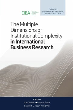 Cover Multiple Dimensions of Institutional Complexity in International Business Research (eBook, ePUB)