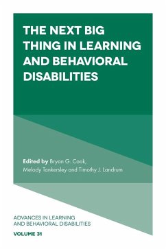 Next Big Thing in Learning and Behavioral Disabilities (eBook, ePUB)