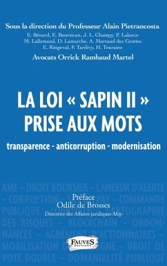 Cover La loi &quote;Sapin II&quote; prise aux mots (eBook, ePUB)