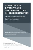 Contexts for Diversity and Gender Identities in Higher Education (eBook, ePUB)