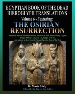 Egyptian Book of the Dead Hieroglyph Translations Volume 6 Featuring The Osirian Resurrection - Ashby, Muata