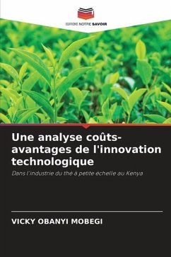 Une analyse coûts-avantages de l'innovation technologique - Mobegi, Vicky Obanyi