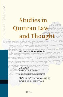 Studies in Qumran Law and Thought - M Baumgarten, Joseph