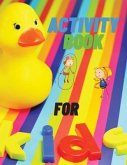 Activity Book for Kids Ages 4-8: Interactive Activity Book Coloring and Activity Book for Kids Ages 4-8