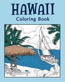 Hawaii Coloring Book, Coloring Books for Adults