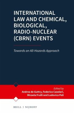 International Law and Chemical, Biological, Radio-Nuclear (Cbrn) Events