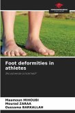 Foot deformities in athletes