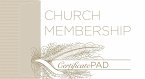 Church Membership Certificate Pad (Pad of 26)