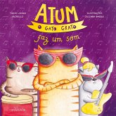 Atum, o gato grato faz um som