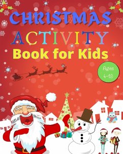 Christmas Activity Book for Kids Ages 4-10 - Grunn, Dane