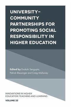 University-Community Partnerships for Promoting Social Responsibility in Higher Education (eBook, ePUB)